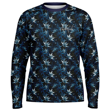 Chokefish™ Long Sleeve Every Day All Weather Cannabis Shirt Men's-006-Blue